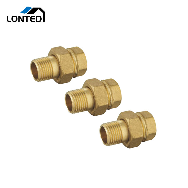 Thread fitting straight union connector LTD7217