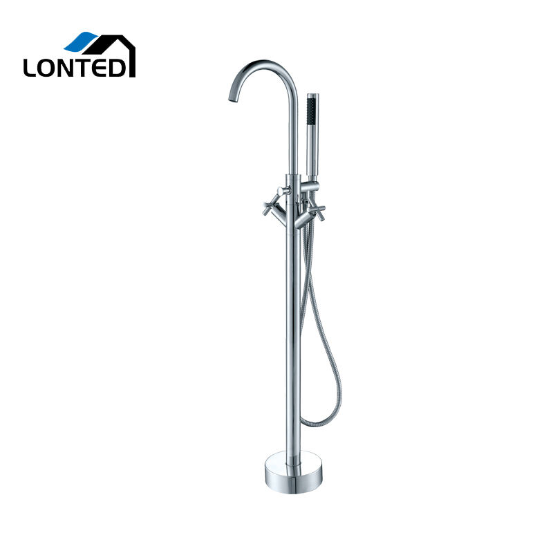 Floor standing bath tub shower faucet taps LTD92014