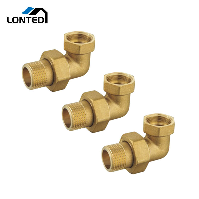 Thread fitting elbow union connector LTD7218