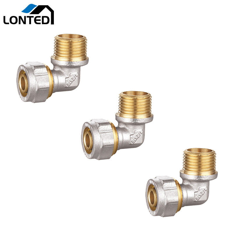 Multilayer Compression fittings LTD7007 Male elbow