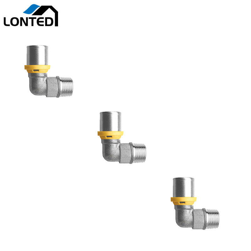 TH profile press fitting for gas LTD1187 Male Elbow