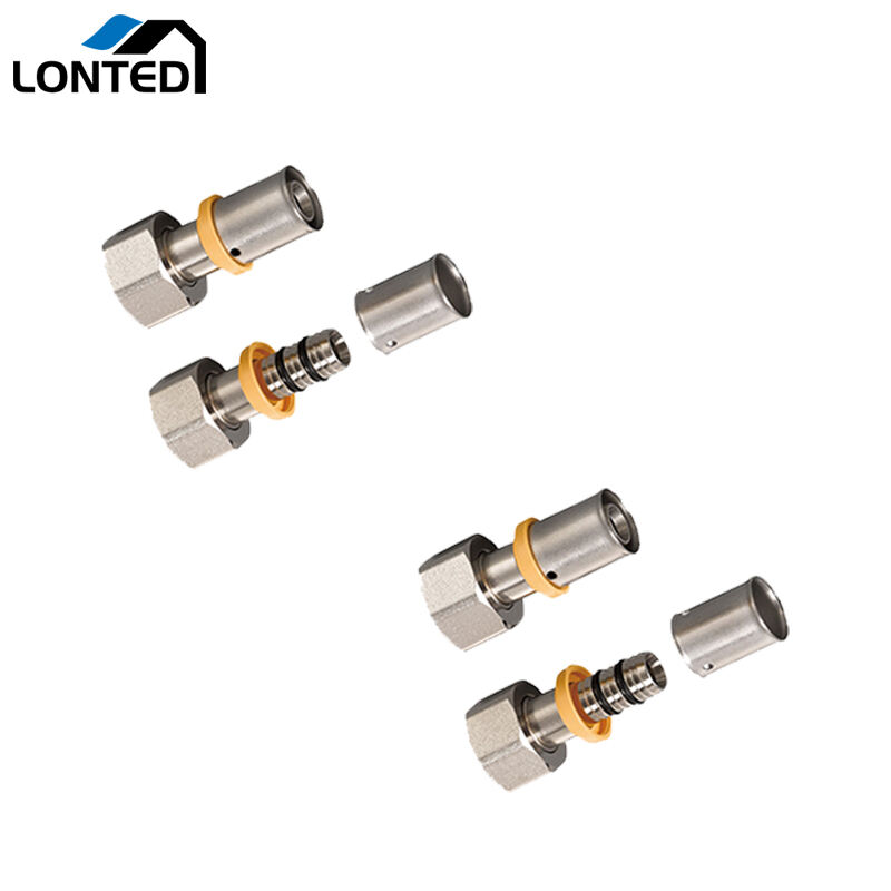 U profile press fitting for gas LTD1164 Demountable female straight coupling