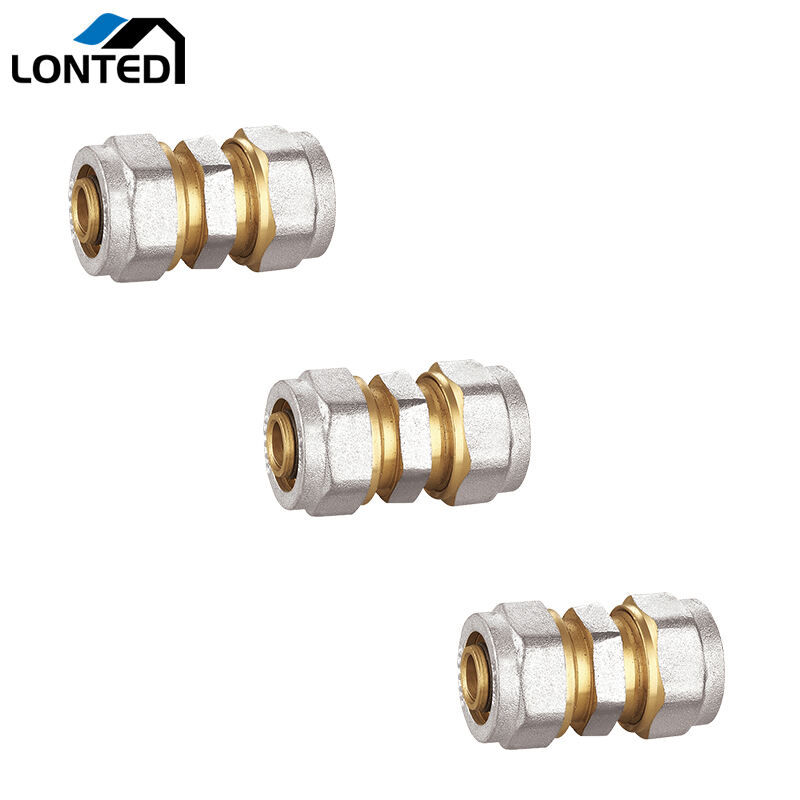 Multilayer Compression fittings LTD7003 double straight coupling