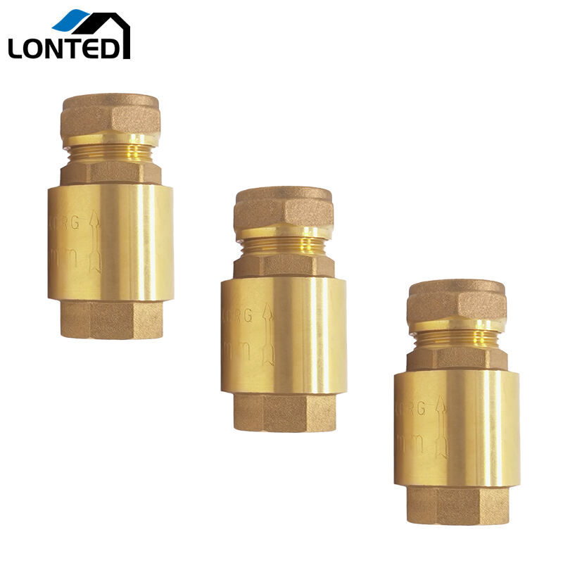 Spring check valve Female with nut LTD4005