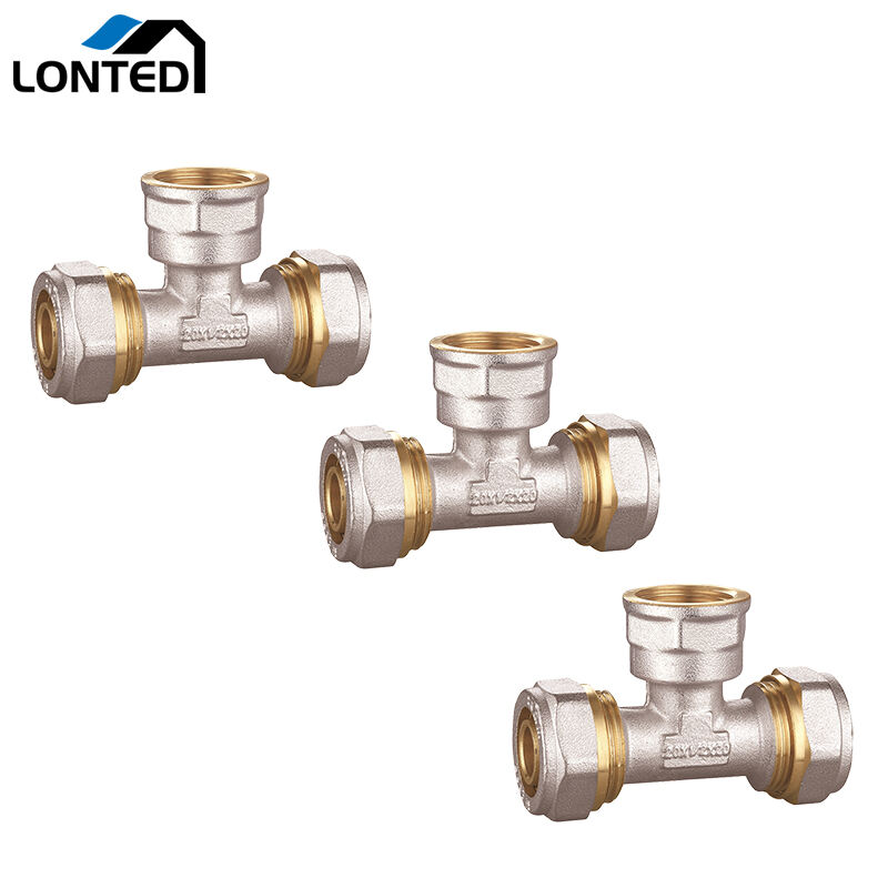 Multilayer Compression fittings LTD7005 female tee