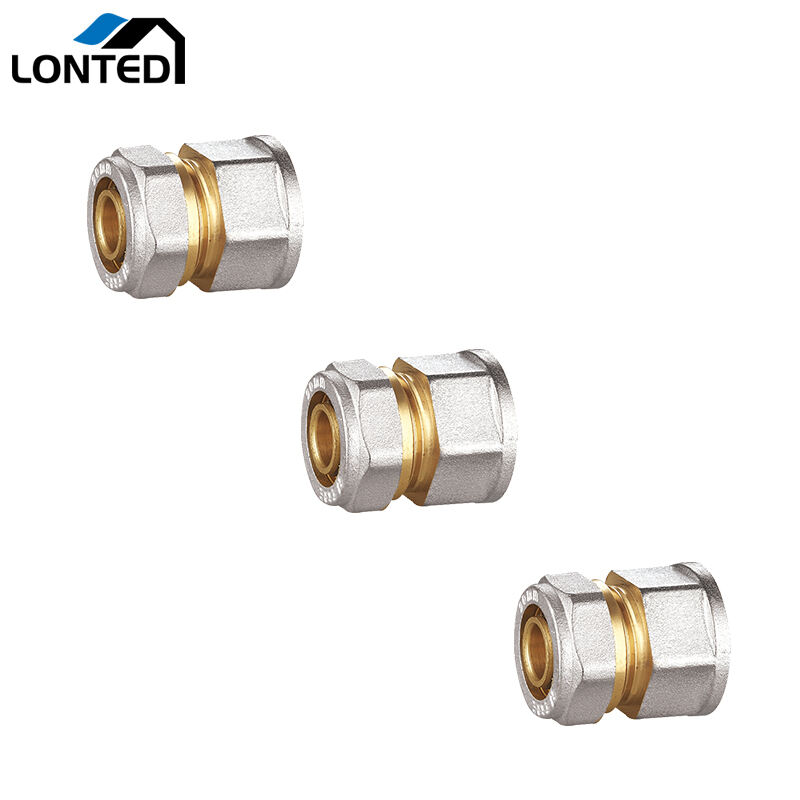 Multilayer Compression fittings LTD7002 female straight coupling