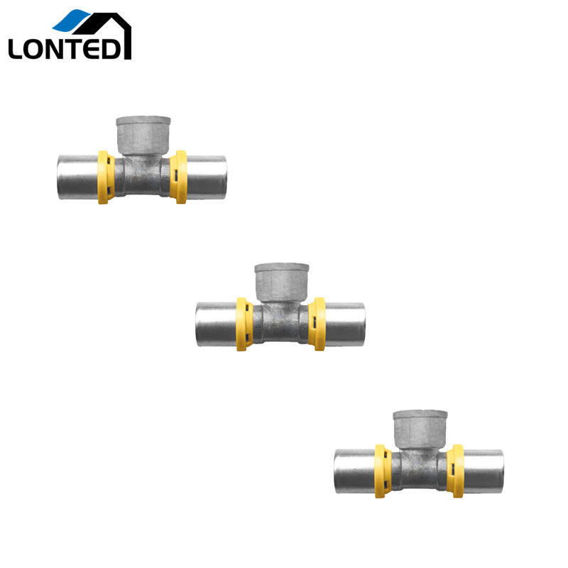 TH profile press fitting for gas LTD1188 Female Tee