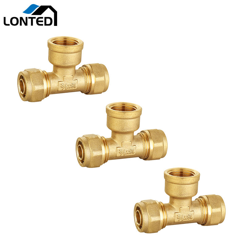 PEX Compression fittings LTD7105 female tee