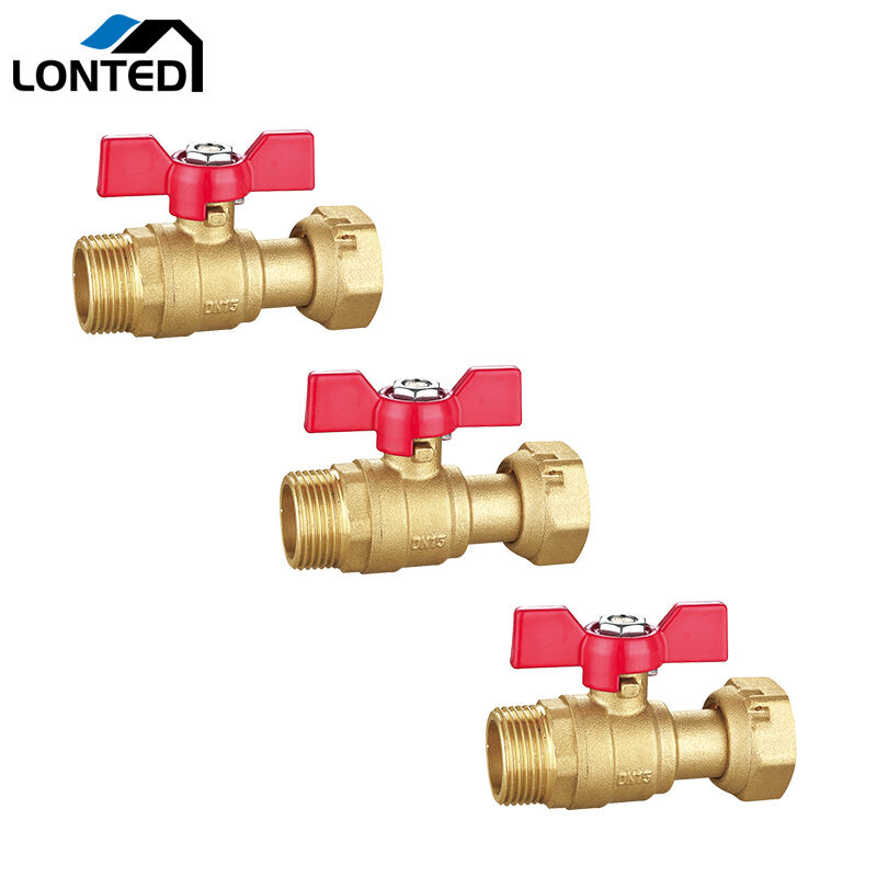 Female X Revolving Female Nut Brass Ball Valves LTD1039