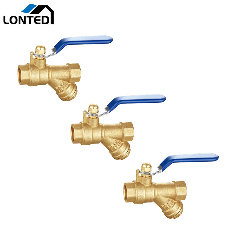 Brass Ball Valves with Y Strainer LTD1036